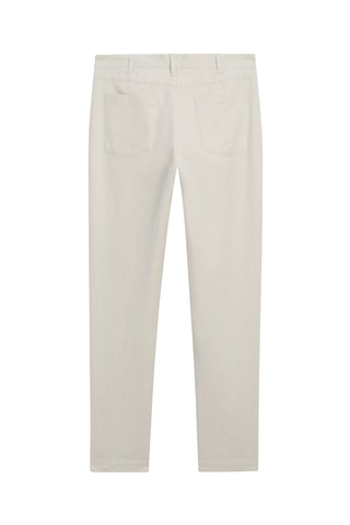 Pantaloni carrot in lino - Ecrù