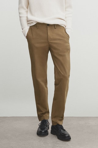 Pantaloni chino slim - Marrone