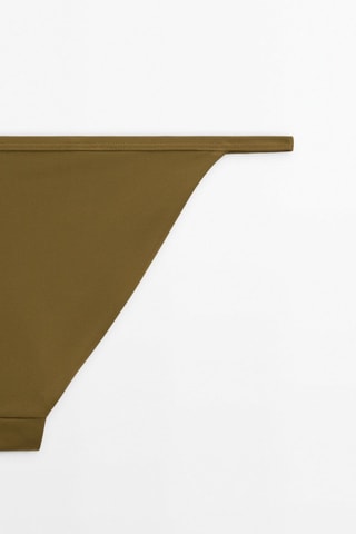 Slip bikini - Verde oliva