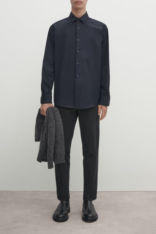 Camicia slim - Navy