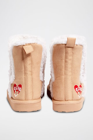 Chaussons  - A Very Corgi Christm -  Beige