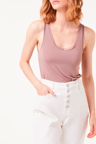 Débardeur Warm Me Up Lace Taupe