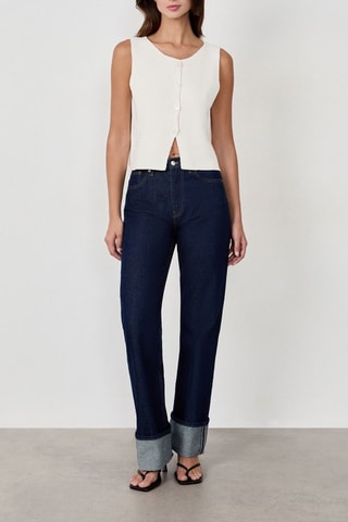 Gilet sans manches Timeless Summer - Blanc