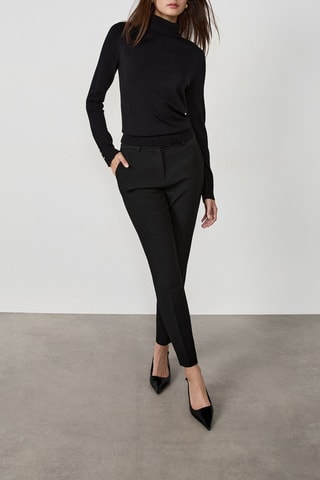 Pantalon taille haute Indispensables - Noir
