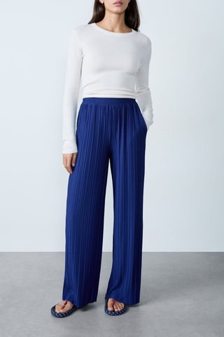 Pantalon plissée Mordern Gypset - Bleu roi