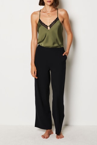 Pantalon taille haute Rania - Noir