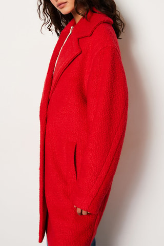 Manteau en laine Maddox - Rouge