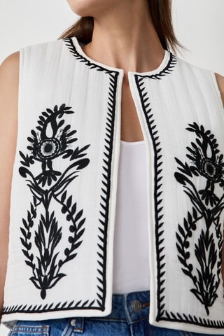 Veste sans manches Craty Retreat - Blanc