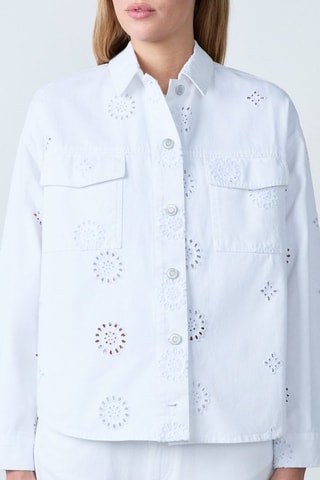 Veste en broderie anglaise Mordern Gypset - Blanc