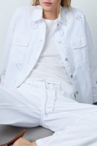 Veste en broderie anglaise Mordern Gypset - Blanc