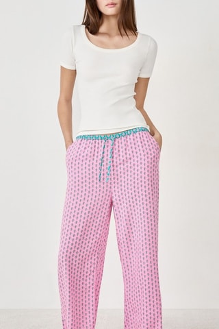 Pantalon de pyjama Un bel été - Rose