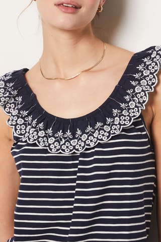 Top - Bleu marine