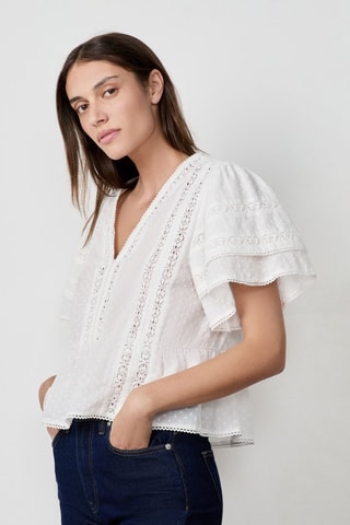 Top Afternoon Light - Blanc