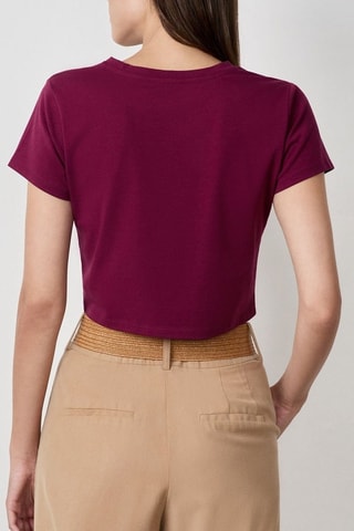 Crop top Vintage St Tropez - Bordeaux