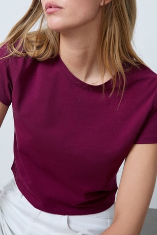 Crop top Vintage St Tropez - Bordeaux