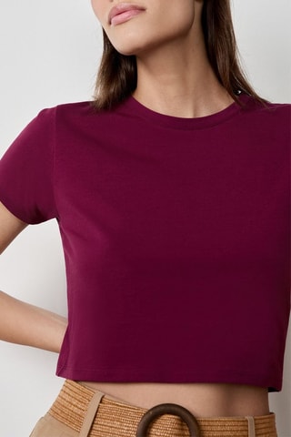 Crop top Vintage St Tropez - Bordeaux