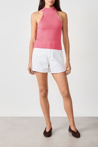 Top sans manches Vintage St Tropez - Rose