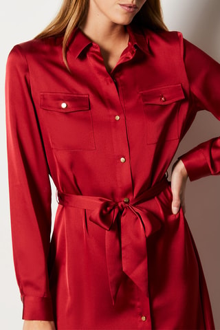 Robe chemise Neny - Rouge