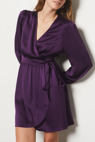 Robe portefeuille Josy - Violet