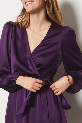 Robe portefeuille Josy - Violet