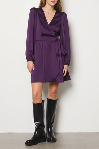 Robe portefeuille Josy - Violet