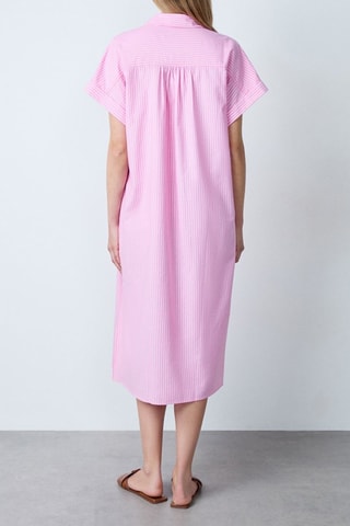 Robe chemise Capsule Rayure - Rose