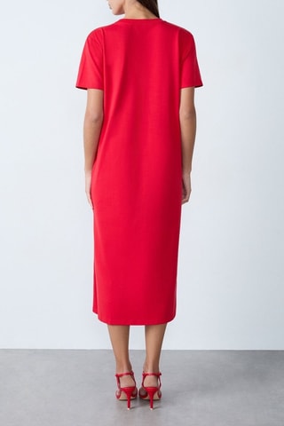 Robe t-shirt Essentiel - Rouge