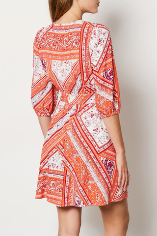 Robe patineuse Sunset Hour - Orange