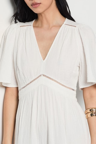 Robe midi Isobela - Ecru
