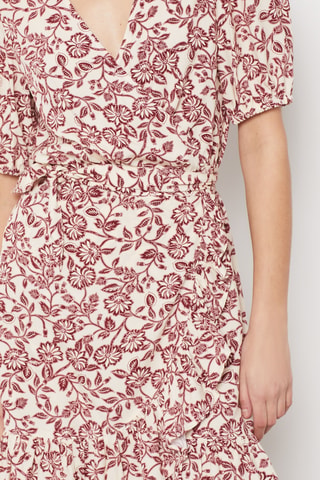 Robe portefeuille - Blanc