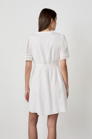 Vestido direito Afternoon Light - Branco
