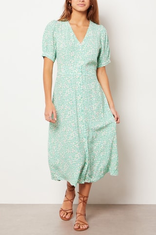 Robe midi - Vert