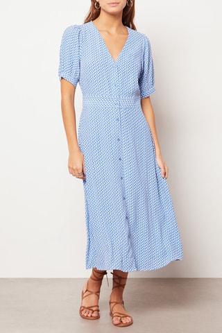 Vestido midi - Azul