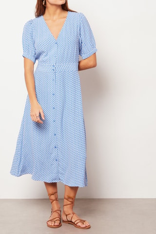 Vestido midi - Azul