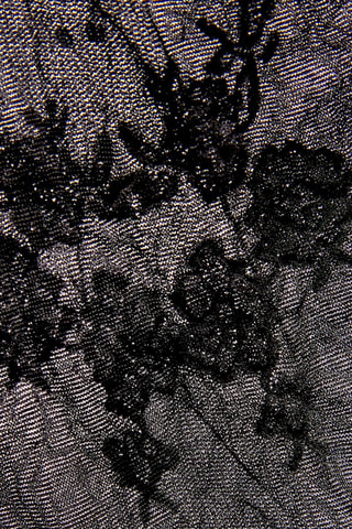 Chaussettes Glam Fleurs - Noir