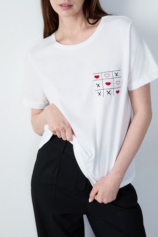 T-shirt Boulevard Beaumarchais - Blanc