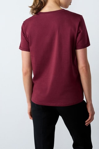 T-shirt Abstract Poetry - Bordeaux