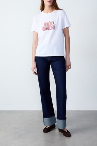 T-shirt Afternoon Light - Blanc