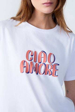 T-shirt Afternoon Light - Blanc