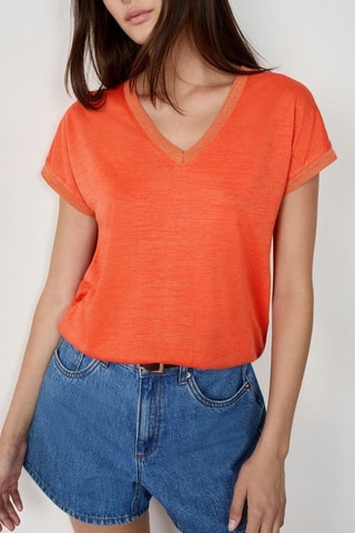 T-shirt Coastal Cowgirl - Orange
