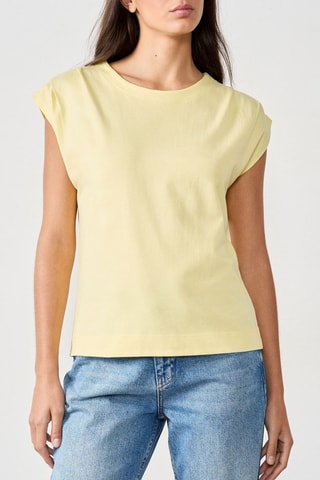 T-shirt Craty Retreat - Jaune