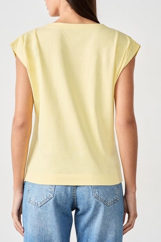 T-shirt Craty Retreat - Jaune