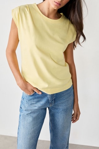 T-shirt Craty Retreat - Jaune