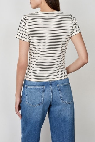 T-shirt Vintage St Tropez - Blanc