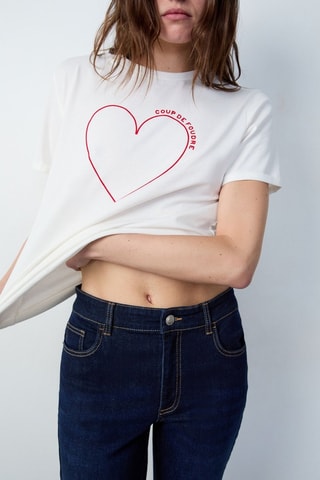 T-shirt Boulevard Beaumarchais - Blanc