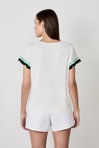 T-shirt Craty Retreat - Blanc