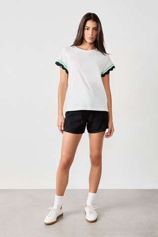 T-shirt Craty Retreat - Blanc