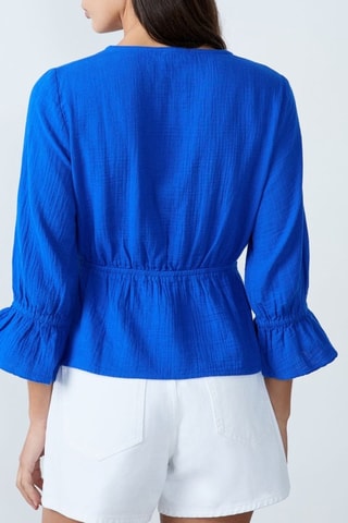 Blouse Mordern Gypset - Bleu foncé
