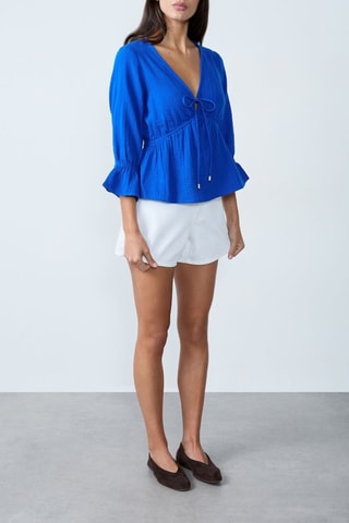 Blouse Mordern Gypset - Bleu foncé