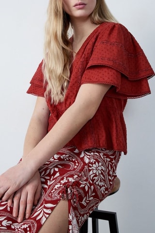 Blouse Afternoon Light - Rouge brique
